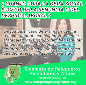 Duración de la Obra Social